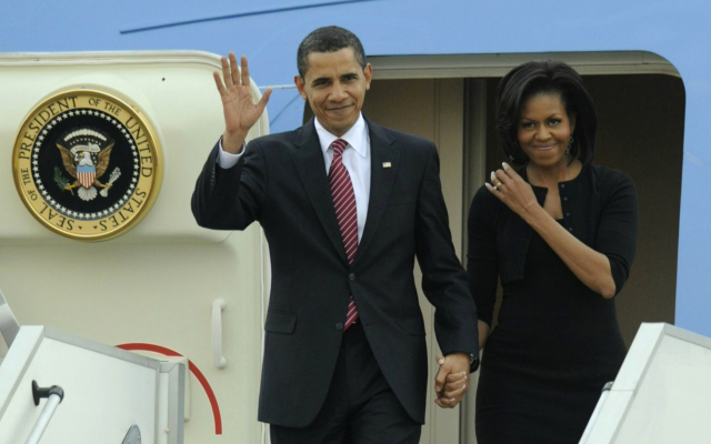 Barack Obama a jeho žena Michelle. Barack Obama a jeho žena Michelle.