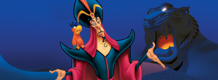 Postava Jafara v animovaném Aladinovi z roku 1992.