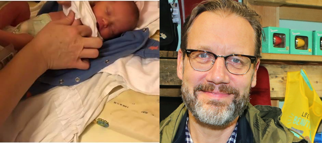 Herec David Matásek je dědečkem.