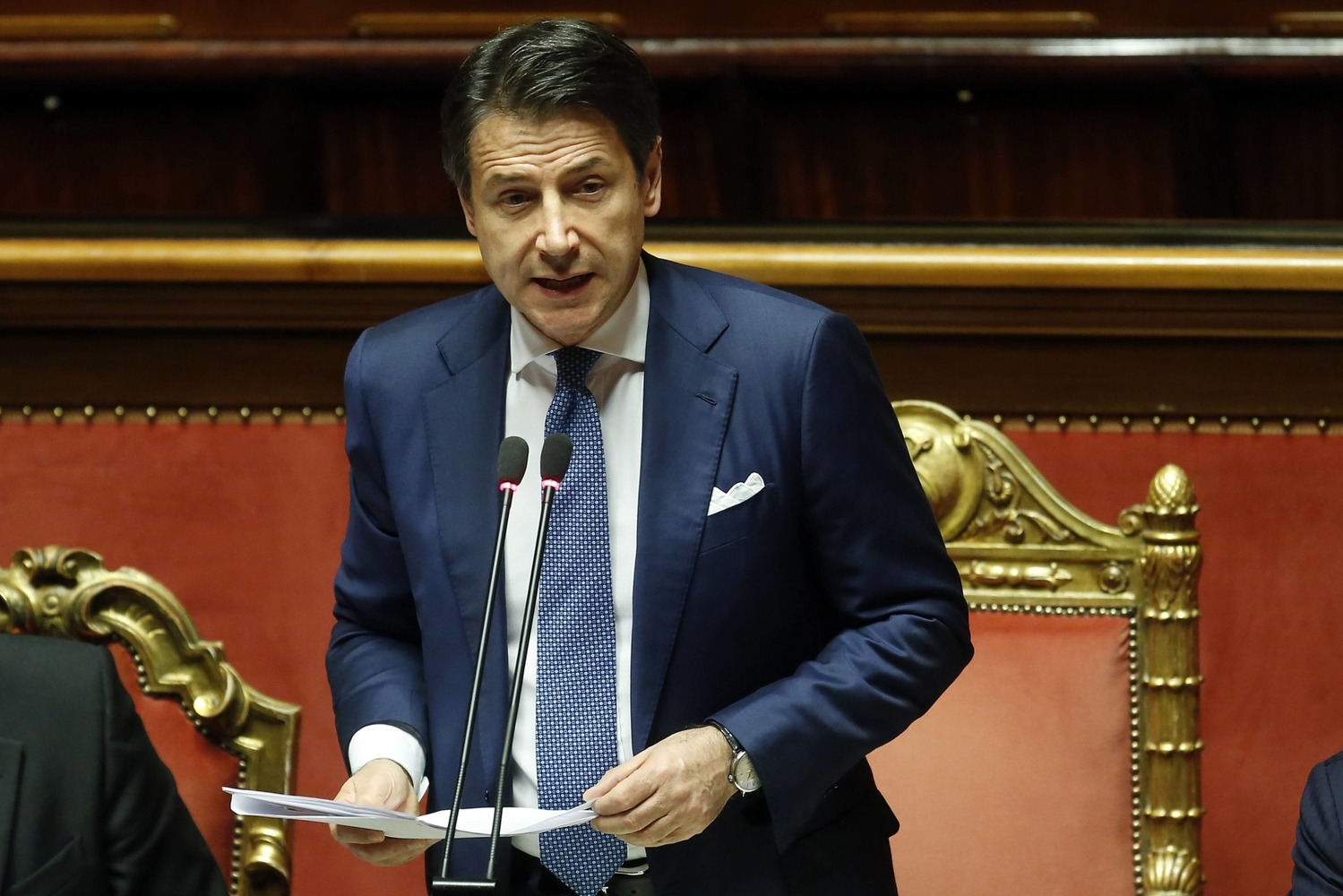 Italský premiér Giuseppe Conte.