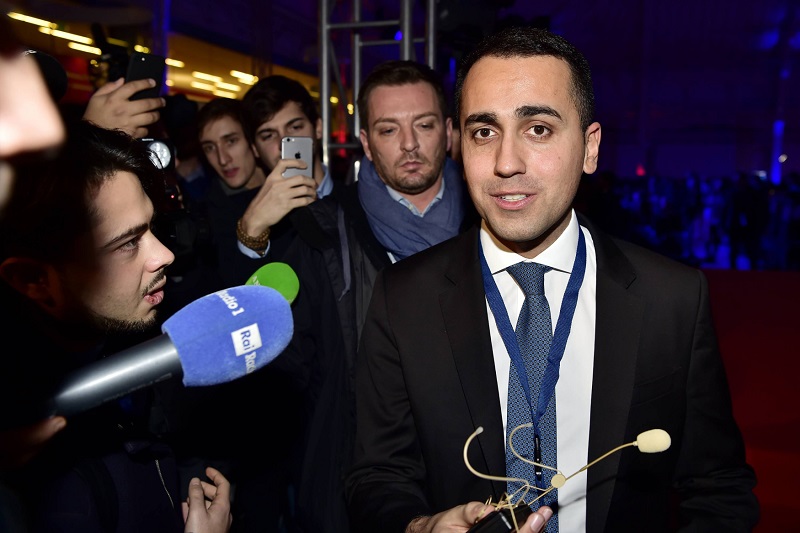 Předseda Hnutí pěti hvězd Luigi di Maio.