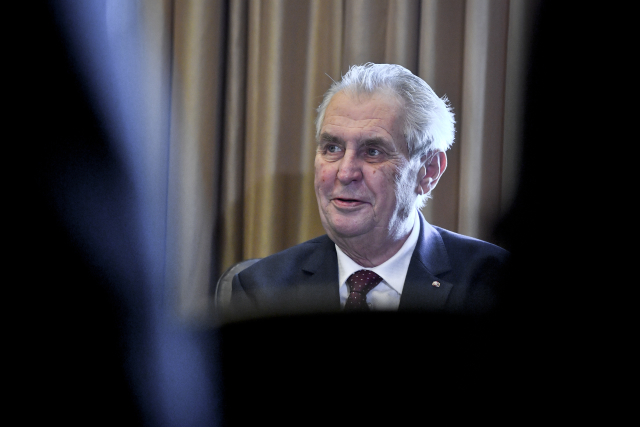 Český prezident Miloš Zeman. Český prezident Miloš Zeman.