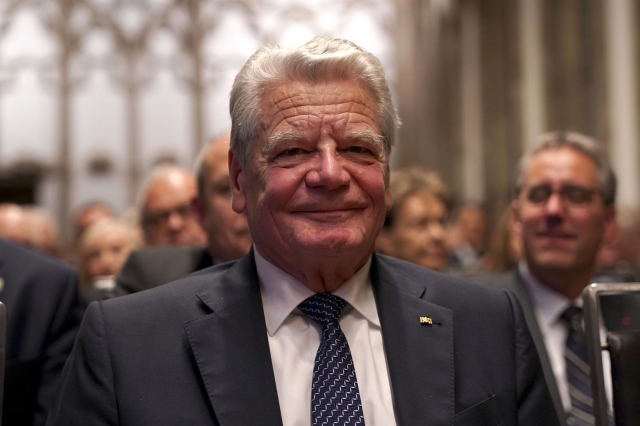 Bývalý německý prezident Joachim Gauck.