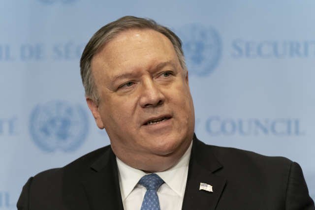 Americký ministr zahraničí Mike Pompeo.