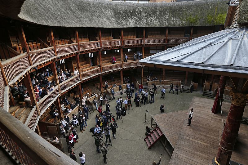 Globe theater v Londýně.