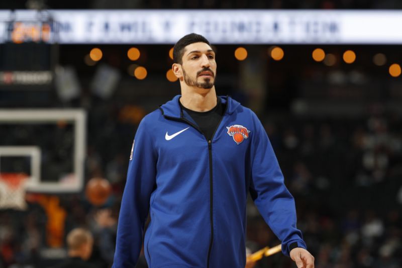 Basketbalista New Yorku Knicks Enes Kanter.