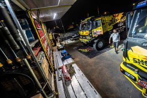 Také kamiony jsou stoprocentně připravené na Rallye Dakar 2019.