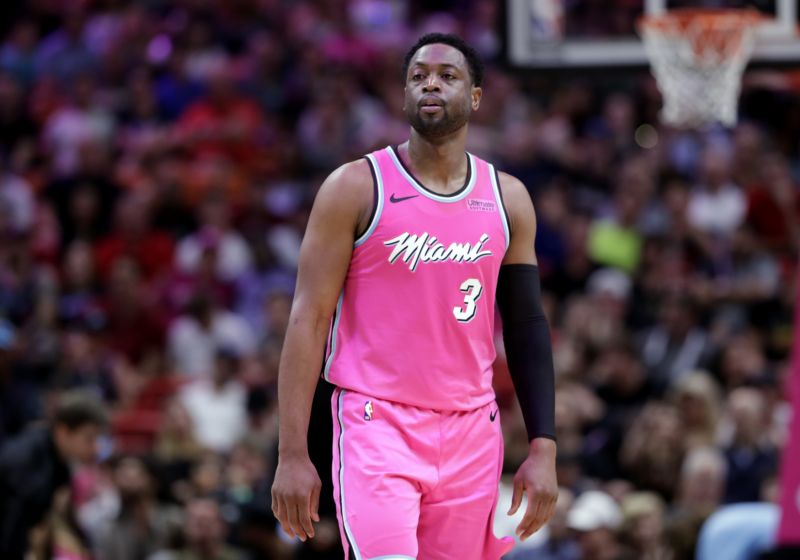 Dwyane Wade v dresu Miami.