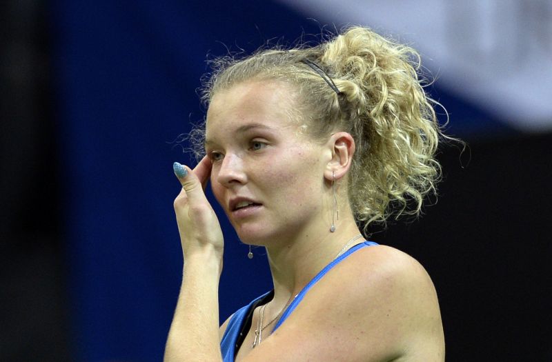 Kateřina Siniaková po úspěšné kvalifikaci skončila hned v prvním kole. 