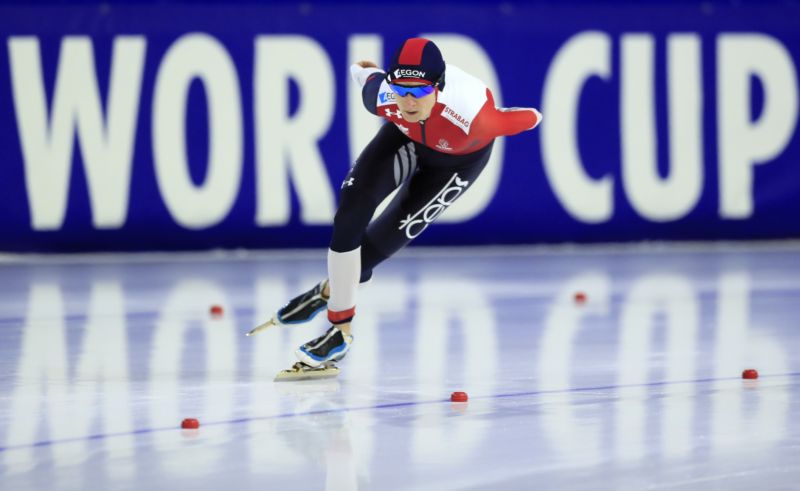 Česká rychlobruslařka Martina Sáblíková.