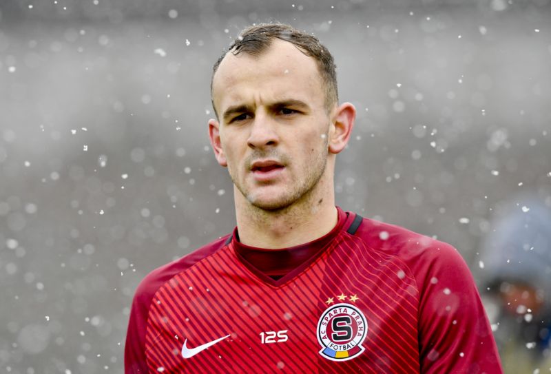 David Lischka v přípravném utkání proti Budějovicím.