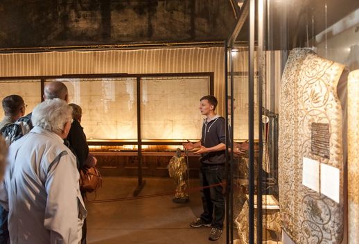 Vzácný artefakt našel v lednu 1999 současný správce kláštera Přemysl Sochor.