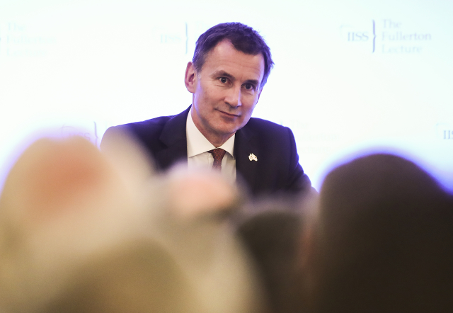 Britský ministr zahraničí Jeremy Hunt. 