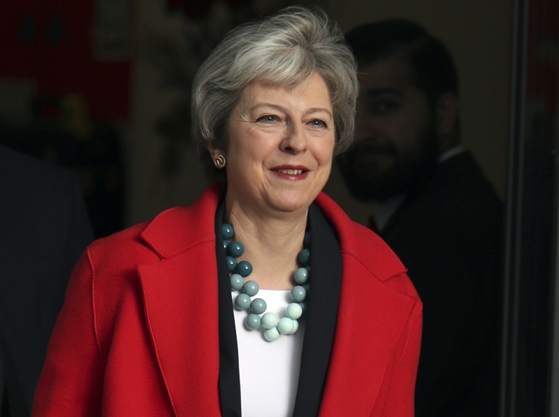Theresa Mayová má nachystaný projev pro obyvatele Stoke.