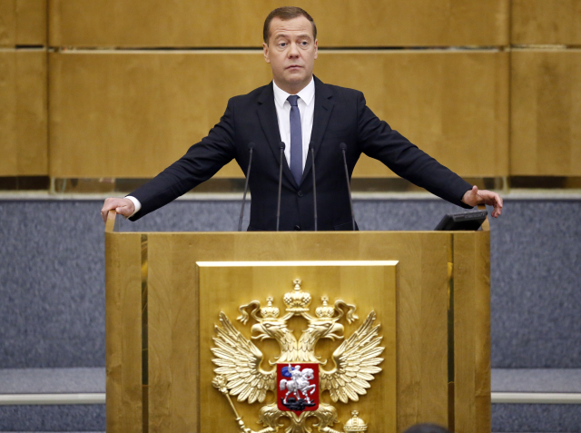 Ruský premiér Dmitrij Medveděv.
