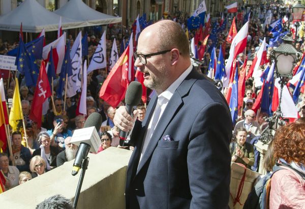 Starosta polského města Gdaňsk Pawel Adamowicz.