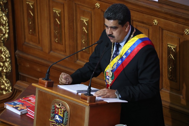 Donald Trump neuznává Nicoláse Madura prezidentem Venezuely.