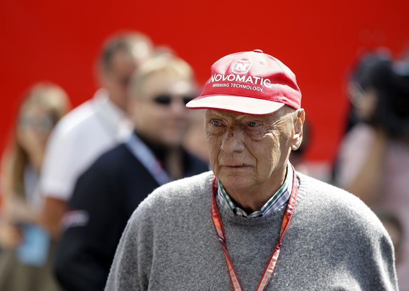 Trojnásobný mistr světa formule 1 Niki Lauda.