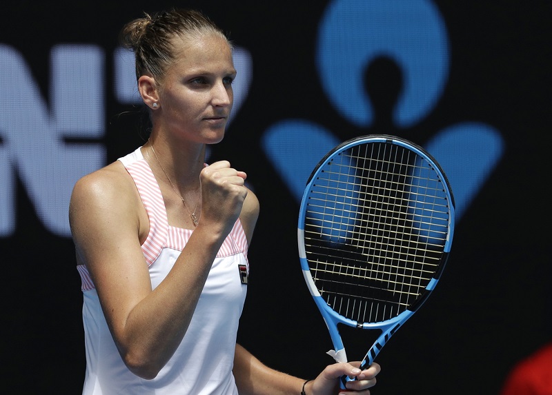 Karolína Plíšková popáté v řadě zvládla druhé kolo Australian Open.