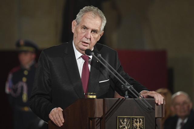 Prezident Miloš Zeman.