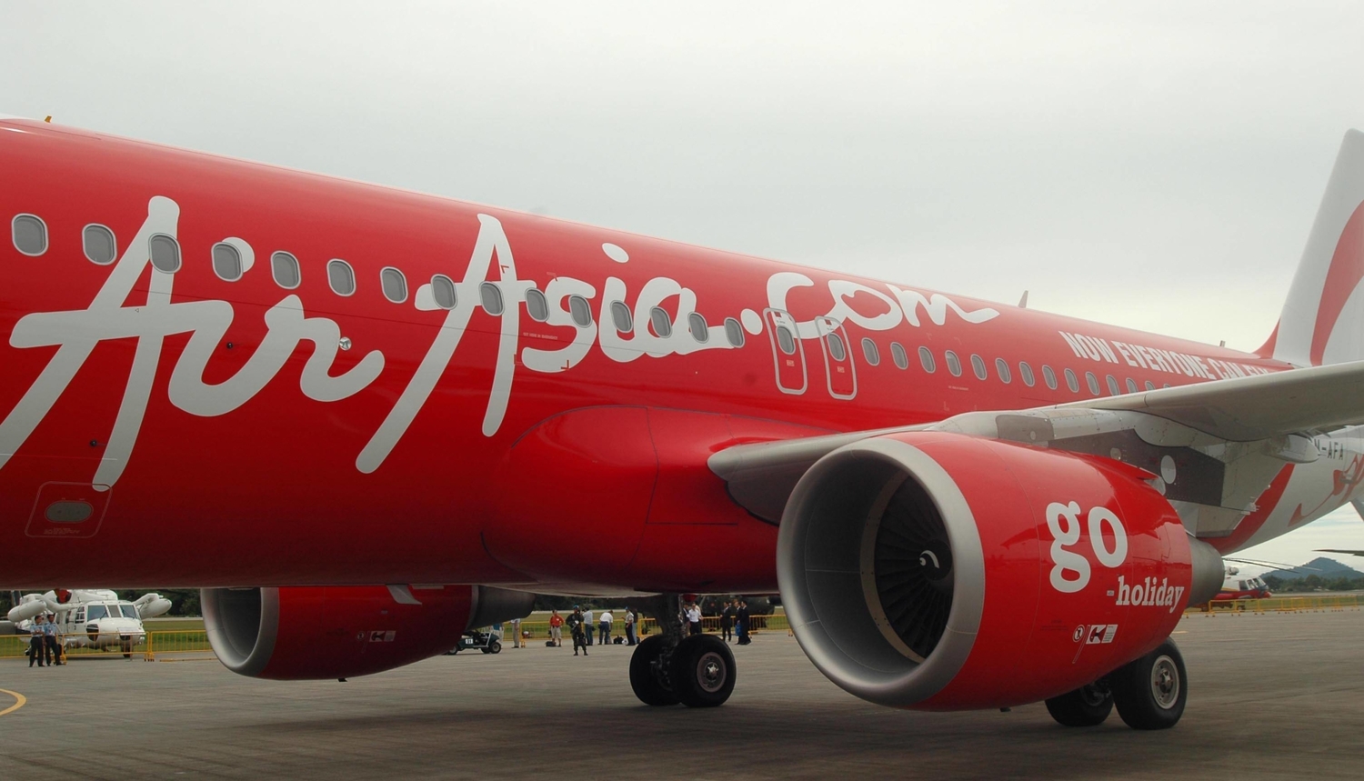 Letadlo společnosti Air Asia. 