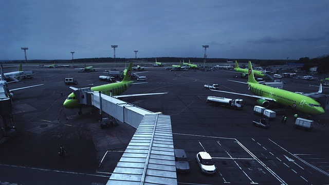 Letadla ruské společnosti S7 Airlines.