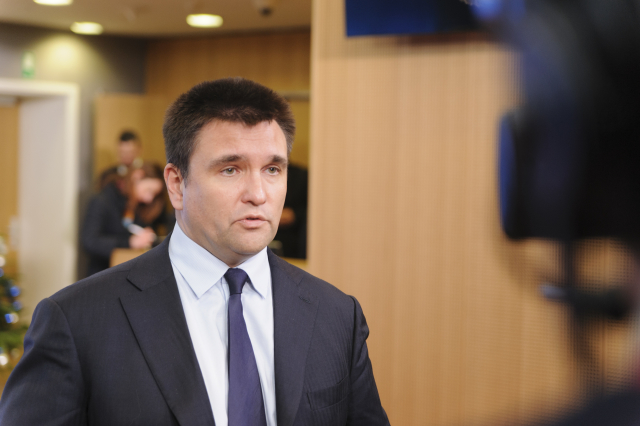 Ukrajinský ministr zahraničí Pavlo Klimkin.
