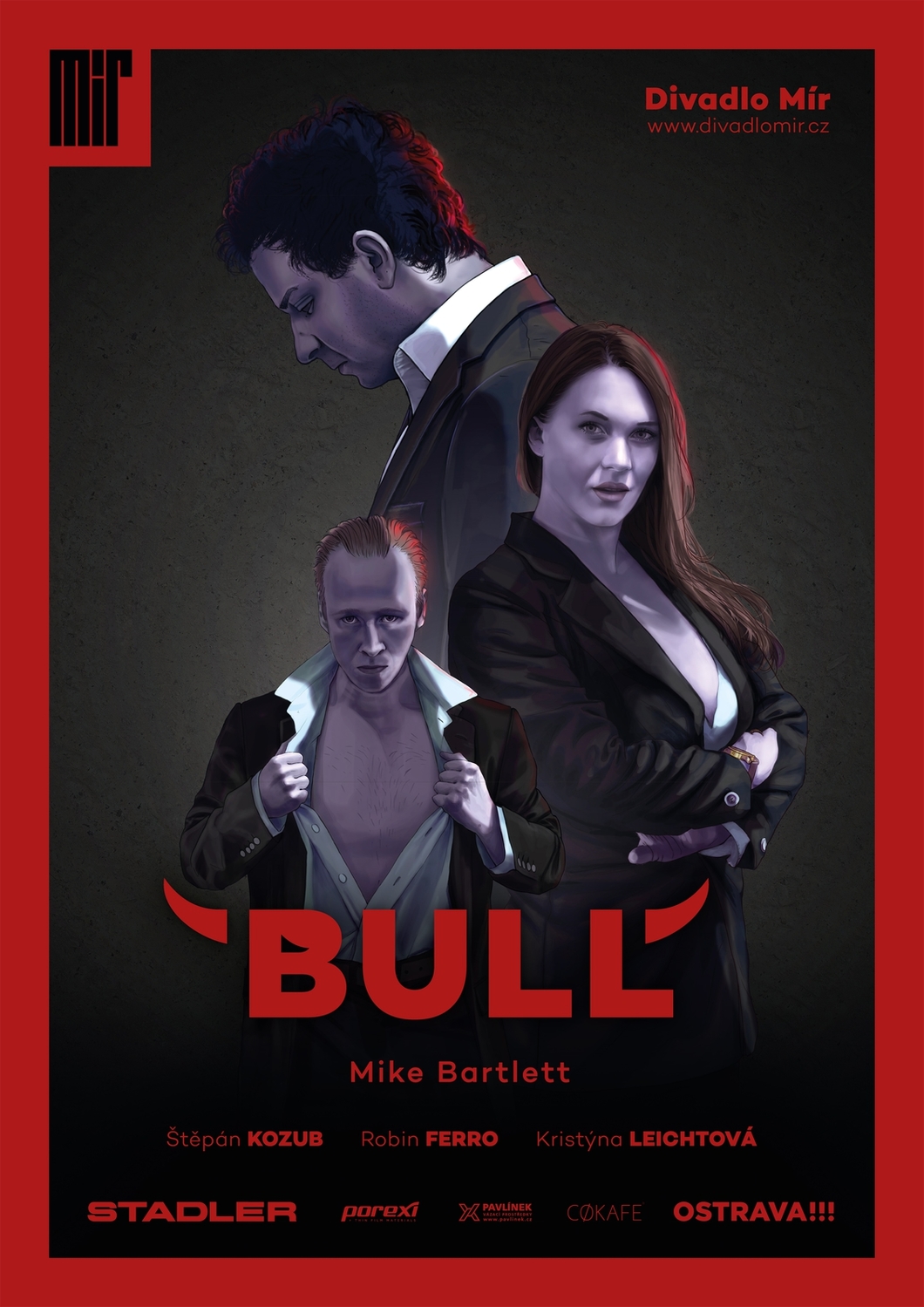 Plakát k představení Bull.