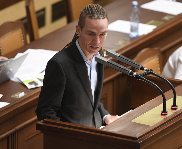 Předseda Pirátů Ivan Bartoš.