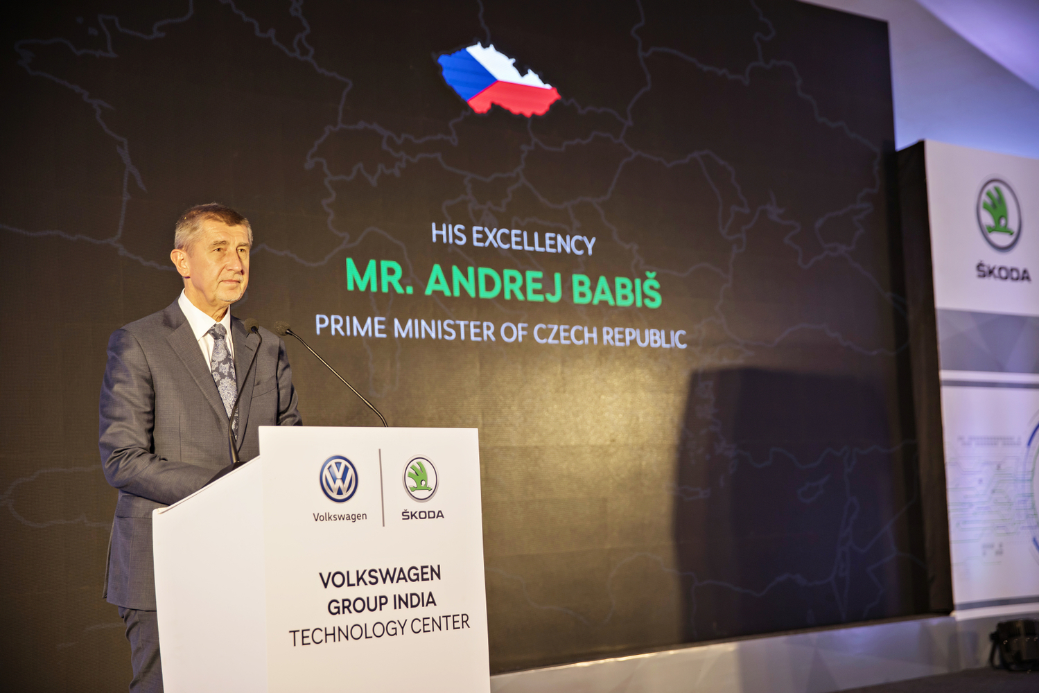 Andrej Babiš v Indii. 