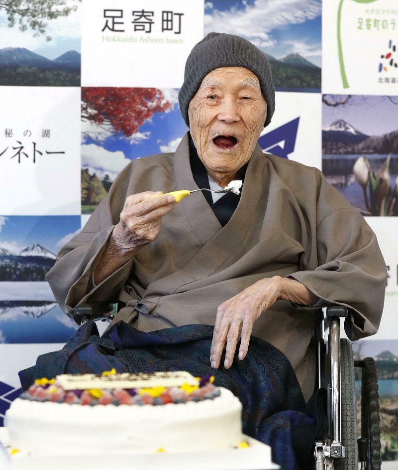 Japonec Masazo Nonaka se dožil sto třinácti let.