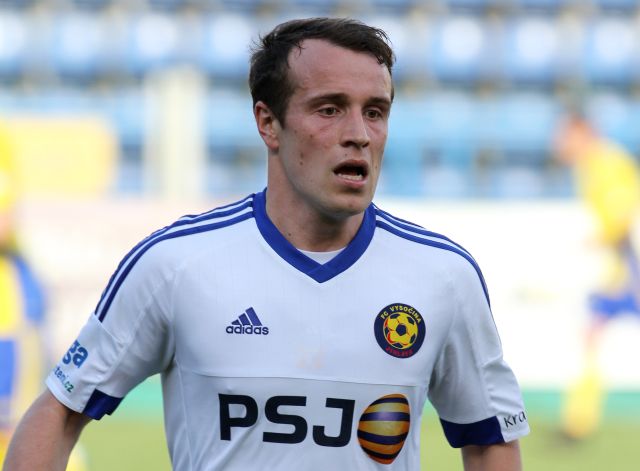 Jakub Fulnek ještě v dresu Jihlavy.