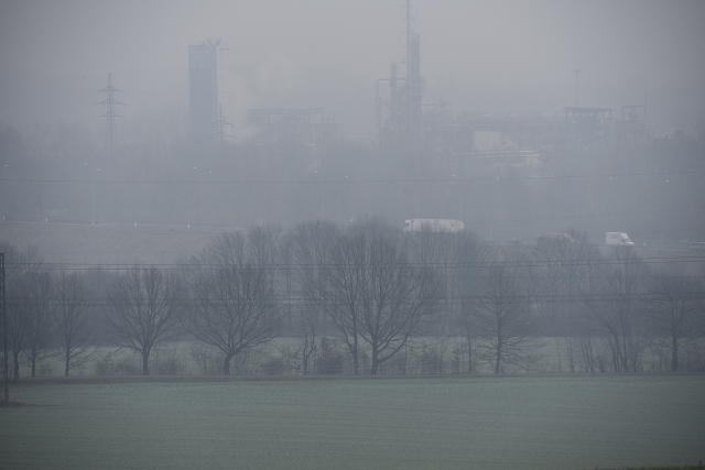 Ostrava, smog.