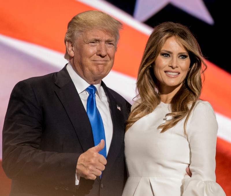 Donald Trump a MelaniaTrumpová.