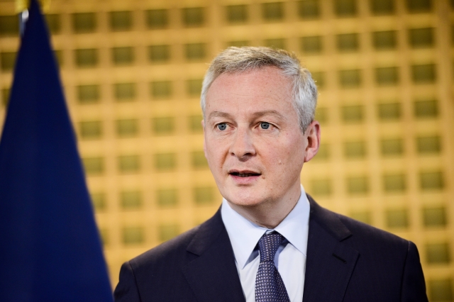 Francouzský ministr financí Bruno Le Maire. 