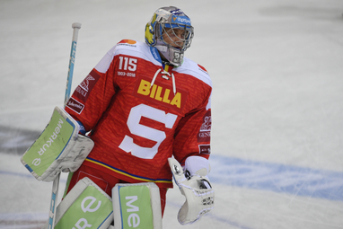 Brankář Jakub Sedláček.