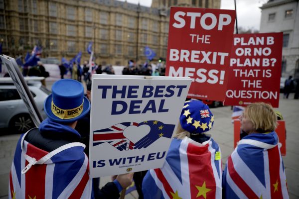 Kampaň proti brexitu.