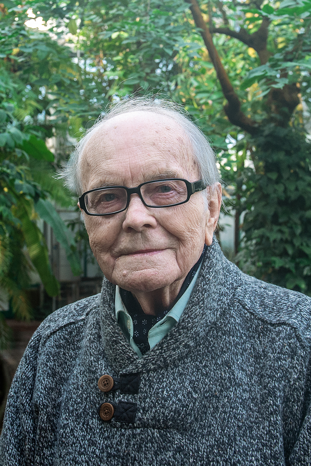 Profesor botaniky Jan Jeník v liberecké botanické zahradě v pavilonu G, který ponese jeho jméno.