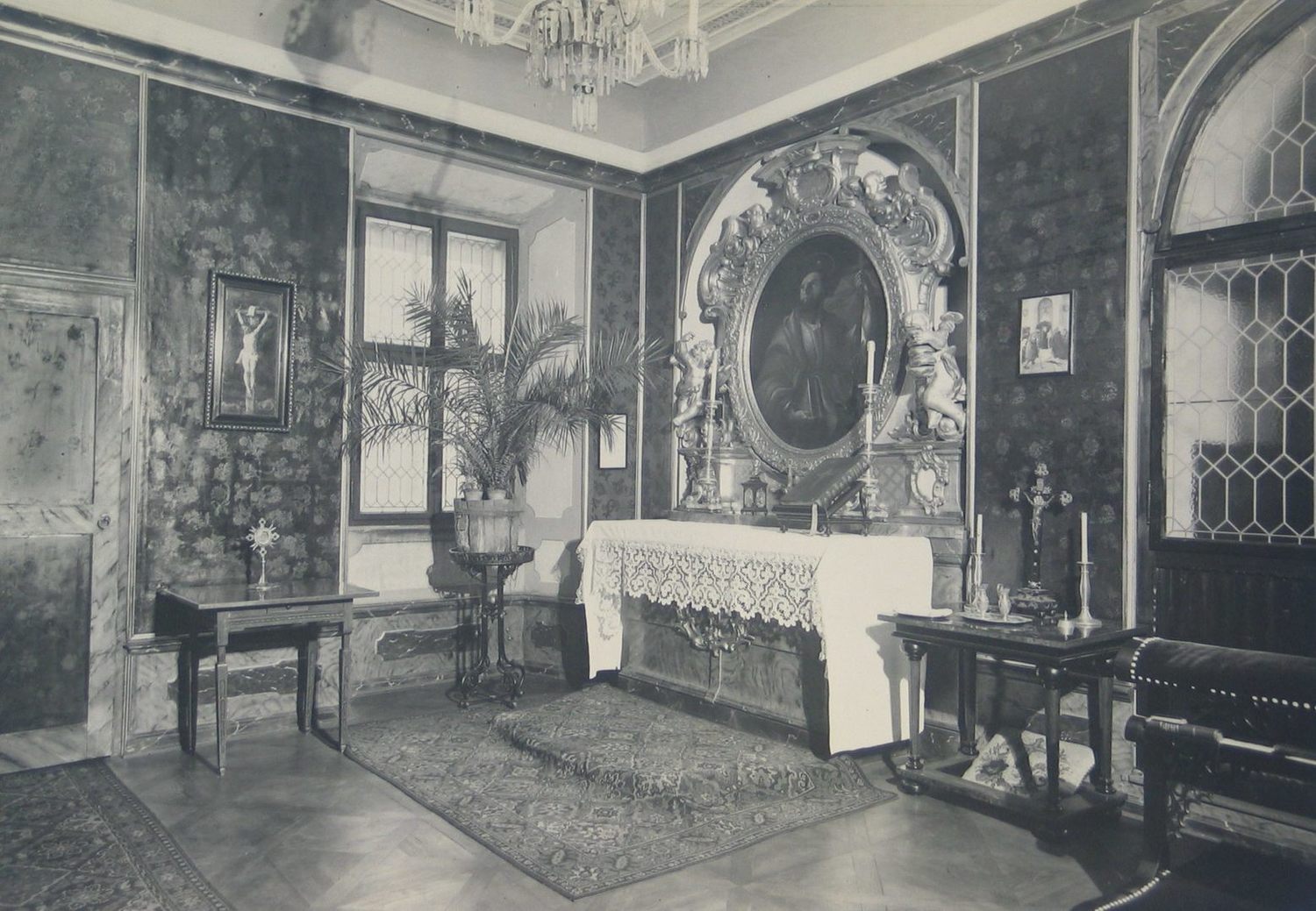 Bývalý provizorská kaple, stav před rokem 1950.