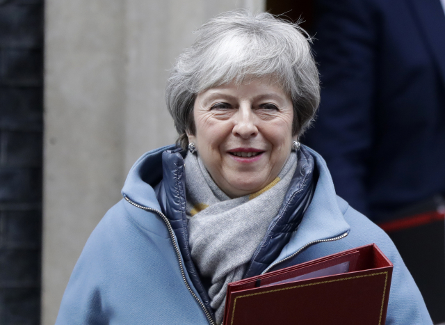 Britská premiérka Theresa Mayová. Britská premiérka Theresa Mayová.