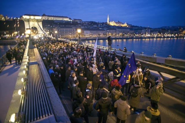 V Budapešti se poslední dobou protestuje často.