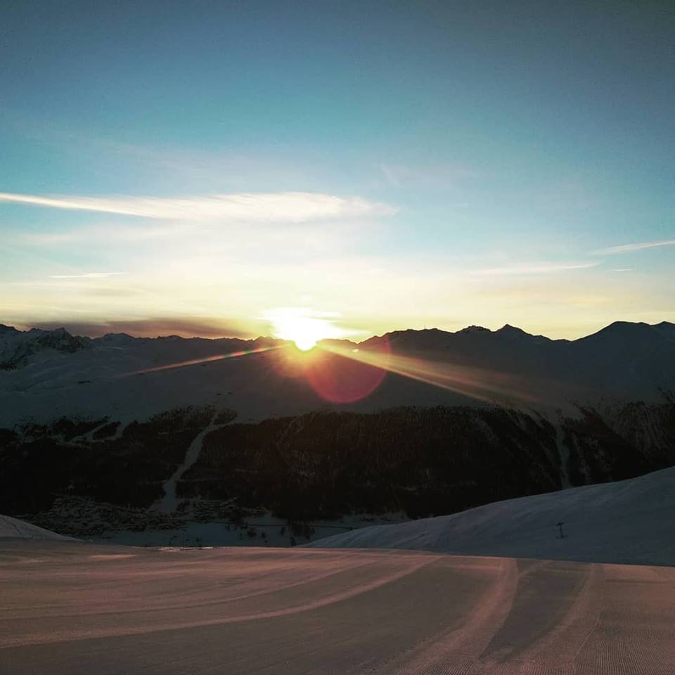 Ranní fresh track. 