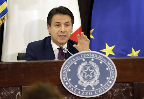 Italský premiér Giuseppe Conte.