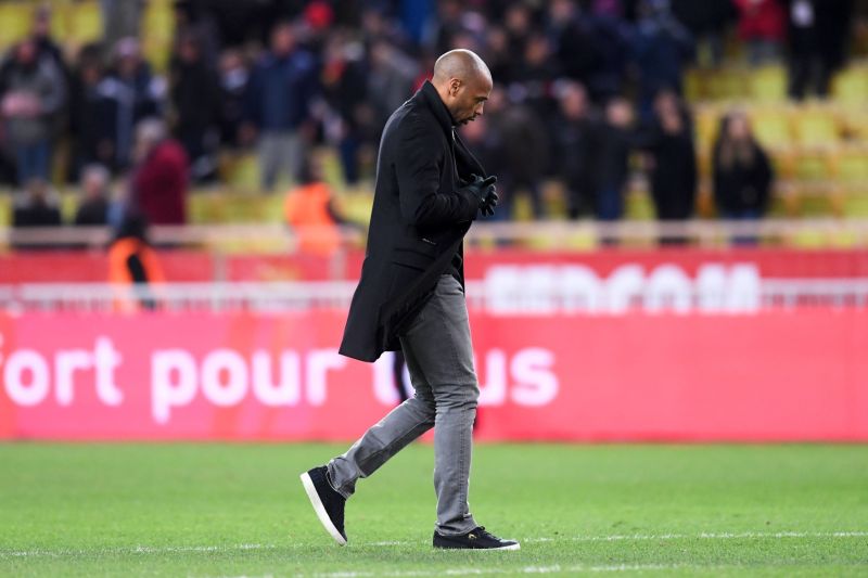 Bývalý trenér fotbalistů Monaka Thierry Henry.