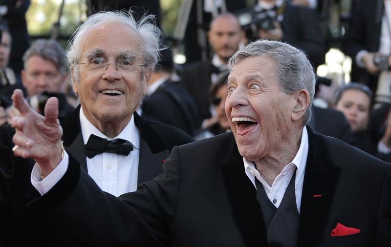 Michel Legrand (vlevo) s Jerrym Lewisem.