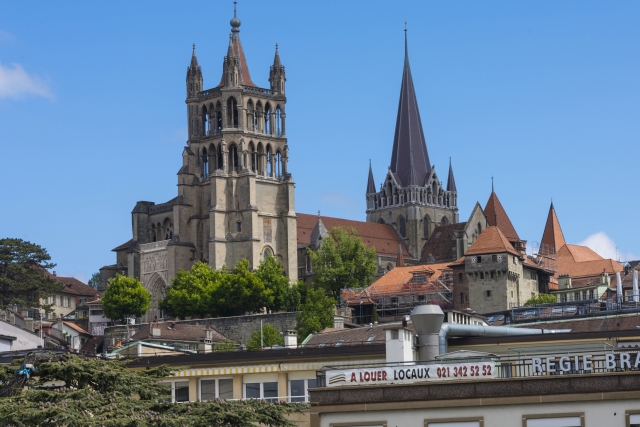 Katedrála v Lausanne.
