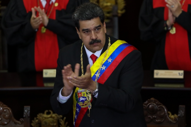 Hlava Venezuely Nicolás Maduro.