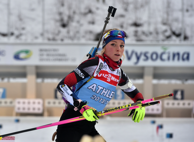 Výborně! Davidová dojela v závodě s hromadným startem druhá.