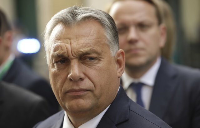 Maďarský premiér vůdce strany Fidesz, Viktor Orbán.
