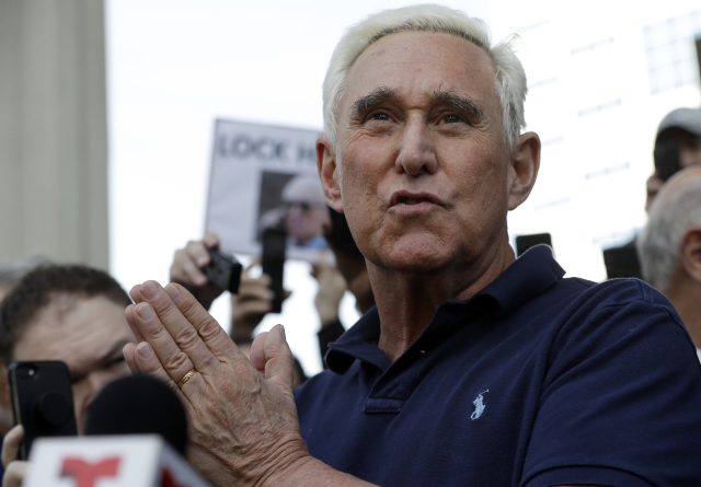 Bývalý důvěrník Trumpa Roger Stone.